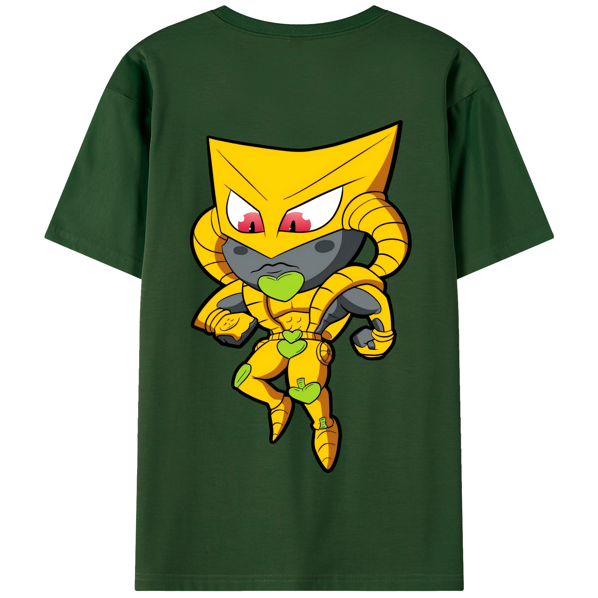 （画像用） ジョジョの奇妙な冒険 ディオ?ブランドー JoJo's Bizarre Adventure Dio Brando 綿100％半袖Tシャツ（背面プリント）